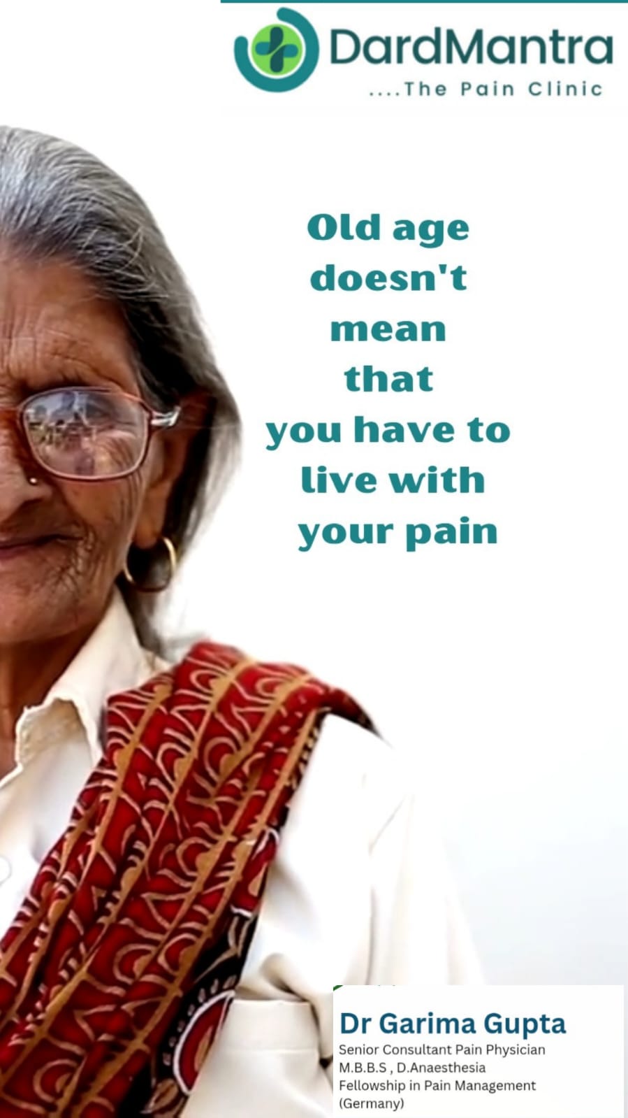 Myth that old age come with chronic pain